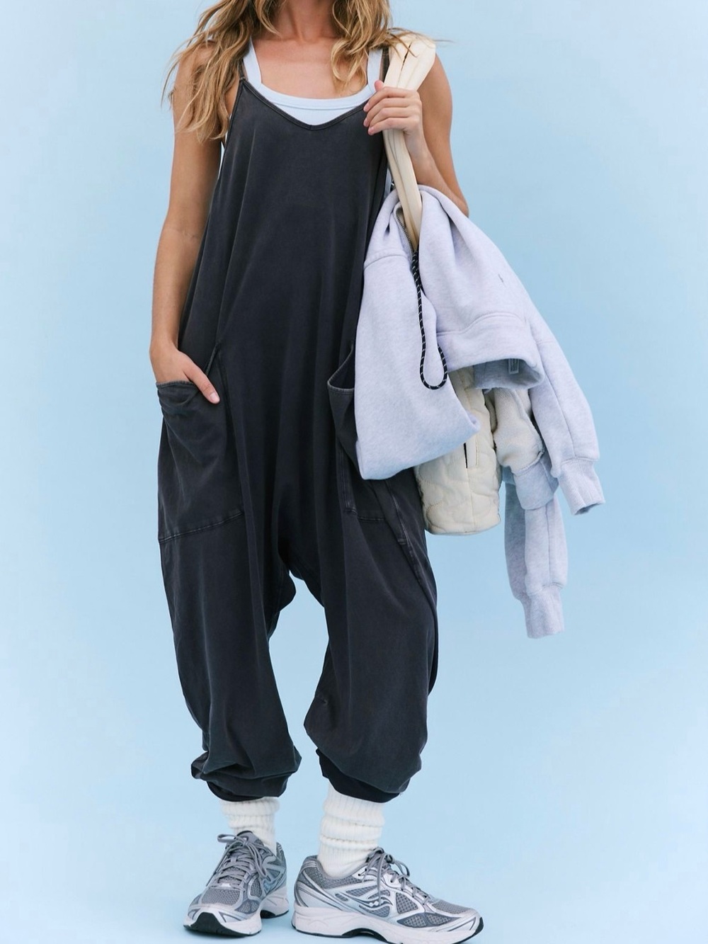 Women's Washed Black FP Movement Jumpsuit